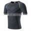 New fashion design man short sleeve sport compression t-shirts, runing t-shirts, sportwear t-shirts