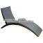 Folding PE Rattan Wicker Patio Chaise Lounge Chair