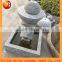 decoration garden cutting water fountain with ball
