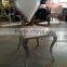 high quality stainless steel chair furniture with heart-shaped