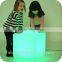 Rechargeable waterproof LED light cube furniture / color change LED glowing cubes