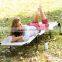 stainless steel beach chair with foot rest