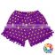 HOT PINK Baby Ruffle Pom Pom Shorts Kids Cotton High Waist Icing Shorts Cargo For 2 YEARS OLD Baby Girls Shorts