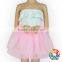 Sequin Bow Front Girls Perform Short Skirt 4 Layers Tulle Baby Ballet Tutu Skirt Girls