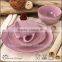 Retro antique finished stoneware dinner set 18pcs