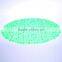 Fashion wood grain oval pvc bath mat
