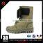 Olive green military canvas shoes with zipper ,cheap military boots