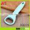 Factory wholesale simple design cheap promotion PP handle stainless steel beer bottle opener