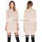 2016 hot sale light pink girls cheap sweater dresses wholesale