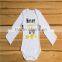 Custom printed 100%cotton baby onesie ,baby girl romper