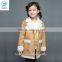 Winter Coat For Kids Micro Suede Outwear For Girl Childrens Clothing With Cashmere Lining