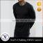 New Style custom cheap fashion men long sleeve t shirt with zipper