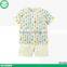 Summer 100% combed cotton newborn baby clothes set kids clothing