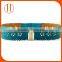 Women Ladies Girls Simple Brown Elastic Waist Belt with Hollow Flower