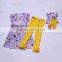 2017 Children Spring Set Baby Girls Outfits New Products Boutique Clothing Set Baby Girl Boutique flower party dtess set