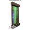 Green Mirror Glass Wall Mounted Glass Fountain Aluminum Fountain Wall Decor Wall Fountain