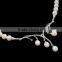 Gets.com 2015 sterling silver long white pearl necklace