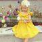 Girls big bow dress baby bow simple flutter sleeve dress holiday valentines day coming home outfit