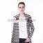 Wholesale Wool Knitted Sweater Cardigan Zebra Stripe Women