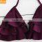 Woman Brazilian Swimwear Push Up Bathing Suit Ruffled String Bikinis