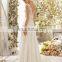 Sexy V-neck Long Trail Bride Dress High-end Custom Plus Size Fashion Slim Wedding Dress