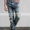 Wholesale Slim Fit Trousers Skinny Pants Men's Washed Denim Jeans 2017