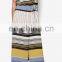 Fashion Ladies Stripe Printed Women Jumpsuit Casual Wear in Soft Textile Knitted Jersey OEM Latest Design 2016