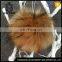 Hot Sale High Quality Multi Color Ball Raccoon Pompoms Faux Fox Fur Pom Keychain