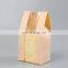 factory directly supply customized grease proof bread sandwich bag,take away fast food kraft paper bag