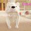 Dongguan Manufacturer produce all kinds of plush animal head hat White polar bear hat