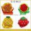 Colorful Fruit Shape Toy Design Kids Plush Shoulder Bag