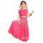 BestDance children belly dance wear set indian dance costume wear for kids top, belt and skirt OEM