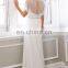Beaded flutter sleeve beautiful jacket wedding gown