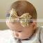 Baby girl sequins bow-knot elastic headband fashion kid accessory