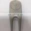 Custom divot tool made of zinc alloy in die cast process antique brass plating Customized golf ball marker for the golf