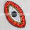 Fantastic style patch beaded eye applique