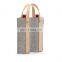 Amazon hot sale custom logo felt bottle wine bag with handle