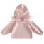 Q1041/Wholesale toddler girls new arrival spring casual lace hoodie for kids boutique girls sweatshirt