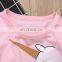 Baby Girl Summer Clothes Unicorn T Shirt and Dress Rainbow Lace Skirt Baby Girl Boutique Outfits