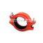 FM Approved ductile cast iron grooved rigid coupling pipe fitting price