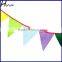 Fabric Bunting Banners 100% Durable Cotton Small Size Kids Flag Multi Colorful Flags For Parties, Holidays, Birthdays-Gre PLC005