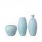 Creative Classical Hand Made Blue Jingdezhen Ceramic Plant Vase Suit For Bedroom Decor