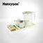 Honeyson top hotel white 1 litre tea kettle with hospitality tray