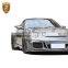 gt car bumper kit suitable for 997 carrera to new style 991 991.1 4 output body kit