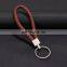 Leather Rope Keyring Metal Lovers Accessories Men's And Women's Car Pendant Braided Rope