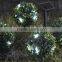 2 Pack Outdoor Garden 30 Bright White LED Solar Topiary Tree Bush Landscape Path Light Lamp Yard Patio Decoration