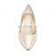 Ladies attractive golden color design ladies fashion heels pumps sandals shoes