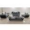 2020 1+2+3 couch black and white design leather modern Living Room furniture office sofa set