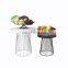 K&B hot sale high quality modern style round shape black metal fruit basket stand bowl