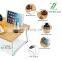 Picnic Wine Table Portable and Foldable Picnic Wine and Snack Table Bamboo Wine Holder Table Cheese Tray Outdoor Beach Park